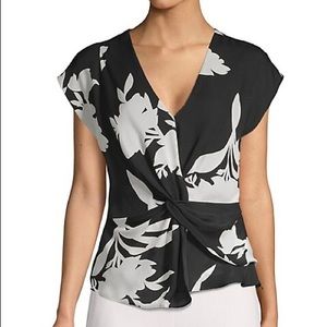 NWT Joie Bosko Silk Blouse in Caviar